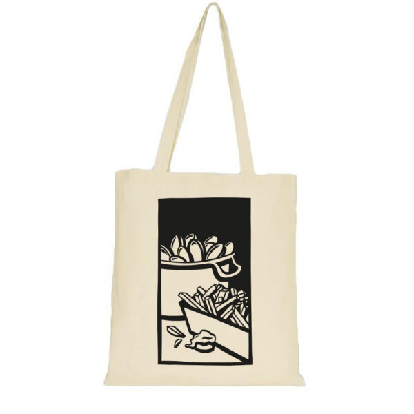 Tote Bag "Moules Frites" - Naturel