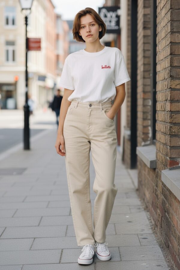 T-shirt Femme "Les Broderies Ch’ti" - Bellotte